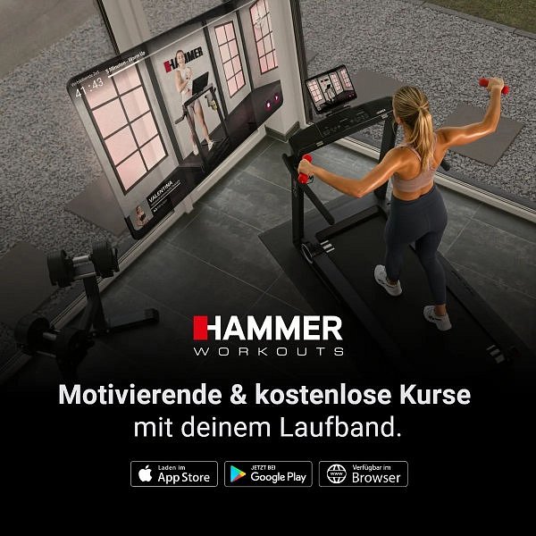 Běžecký pás HAMMER Qvadis 12.0 NorsK design dřevo