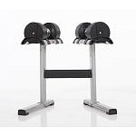 Nakládací jednoruční činka FINNLO Dumbbell Smartlock, 2x20kg