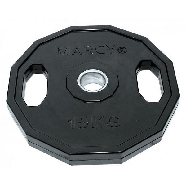 Kotouč olympijský pogumovaný 15 kg hranatý TUNTURI