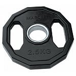 Kotouč olympijský pogumovaný 2,5 kg hranatý TUNTURI pár